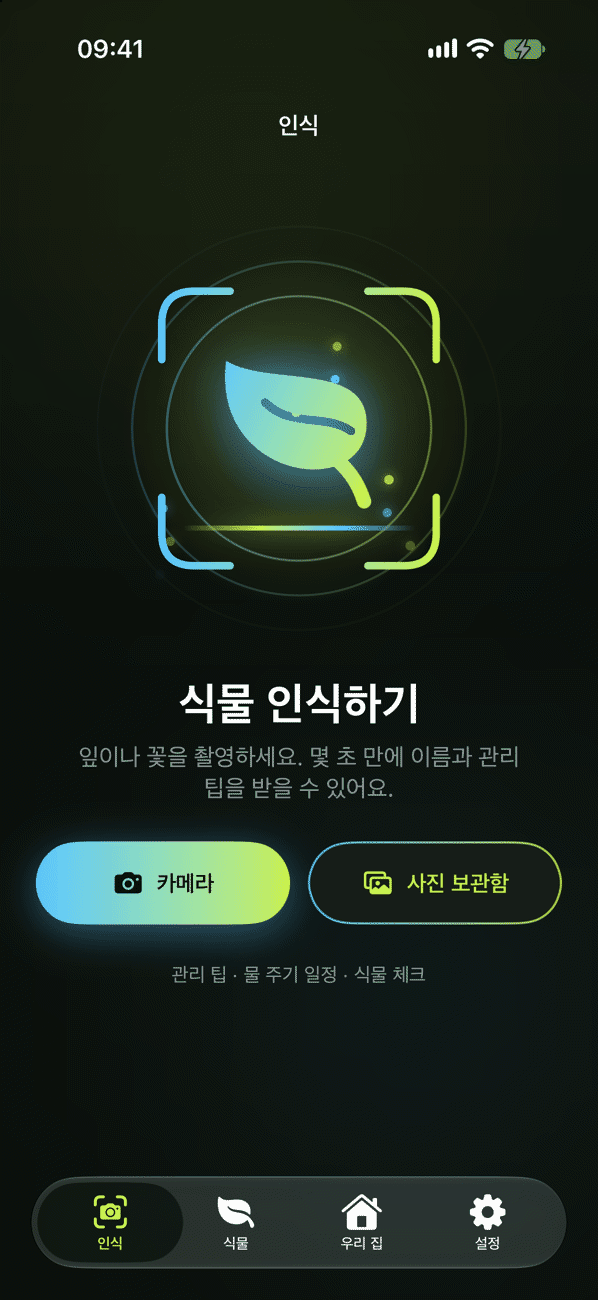 사진으로 식물 판별