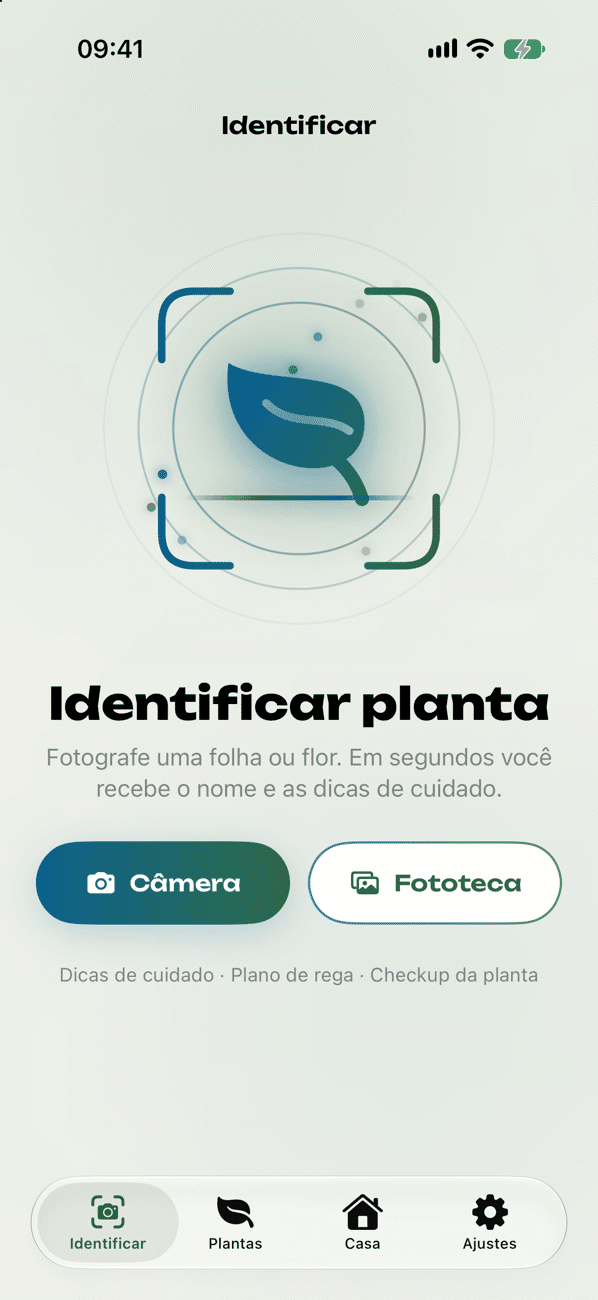 Identificar uma planta por foto